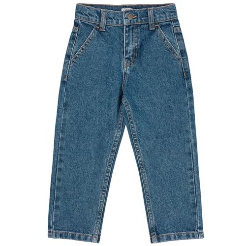 Copenhagen Colors Økologiske bomuldsjeans Indigo Blue Washed 92 cm  Blå  92 cm  Unisex