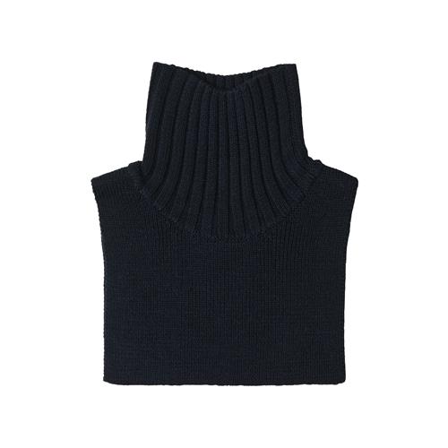 FUB Halsedisse I Uld Ecru/dark Navy  Ecru/Dark Navy-90/100 cm Wool Marineblå  90/100 cm  Unisex