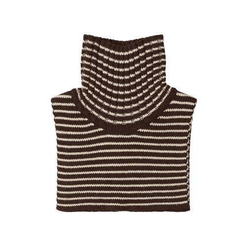 FUB Halsedisse I Uld Mocca/ecru  Mocca/Ecru-90/100 cm Wool Brun  90/100 cm  Unisex