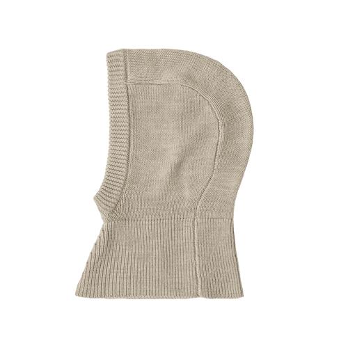 FUB Baby-balaclava I Uld Oat Melange  Oat Melange-80/86 cm Wool Beige  80/86 cm  Unisex