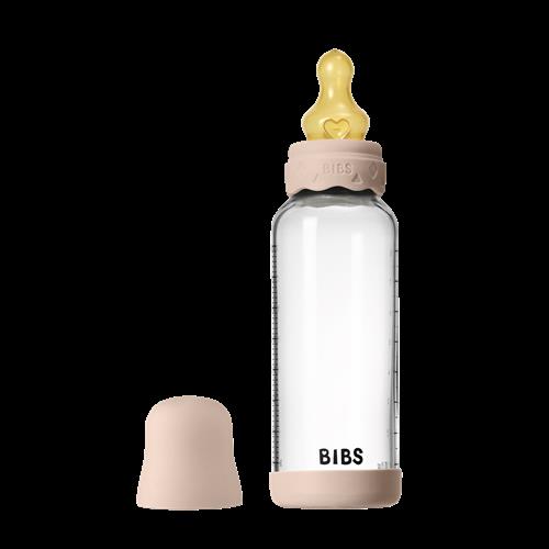 BIBS Boheme Babyflaske I Glas 240 Ml Blush  Blush 240 ml  Lyserød  One Size  Unisex