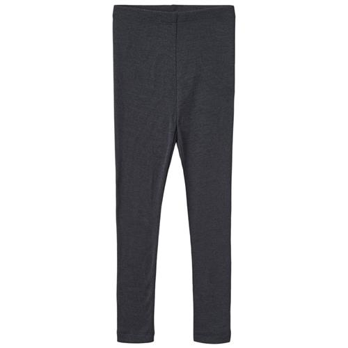 Wheat Leggings i uld Agi Navy 110 cm Wool Marineblå  110 cm  Unisex