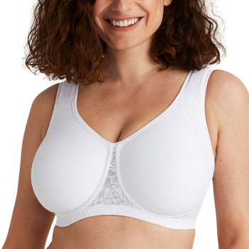Miss Mary of Sweden Miss Mary Exhale Comfort Sports Bra BH Hvid B 80 Dame