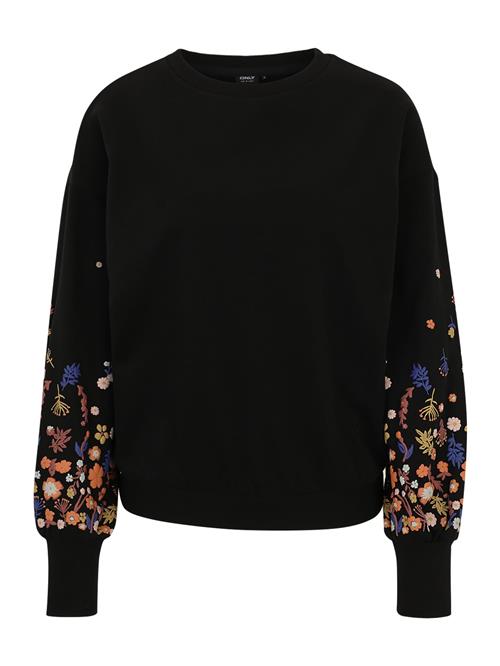 Only Tall Sweatshirt 'ONLBrooke'  indigo / abrikos / sort / hvid