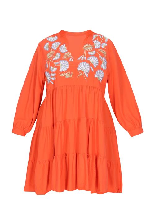 IZIA Kjole  lyseblå / pastelgrøn / orange / hvid