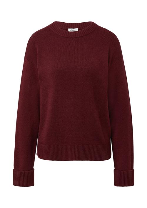 s.Oliver Pullover  bordeaux