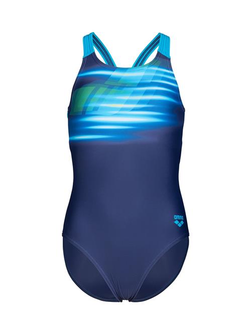 ARENA Badedragt 'FADING'  blå / aqua / grøn