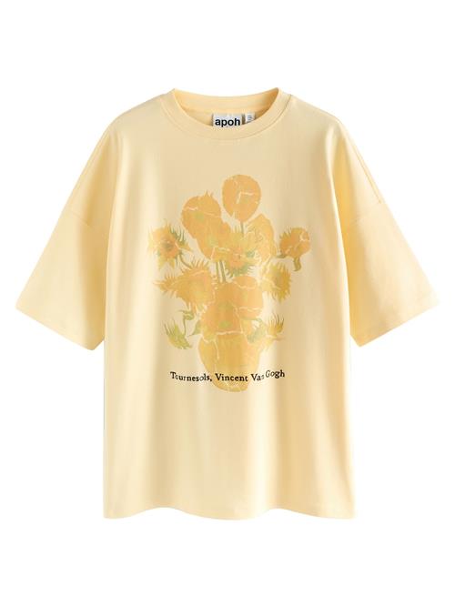 Next Shirts 'Van Gogh Sunflowers'  pastelgul / lysegrøn