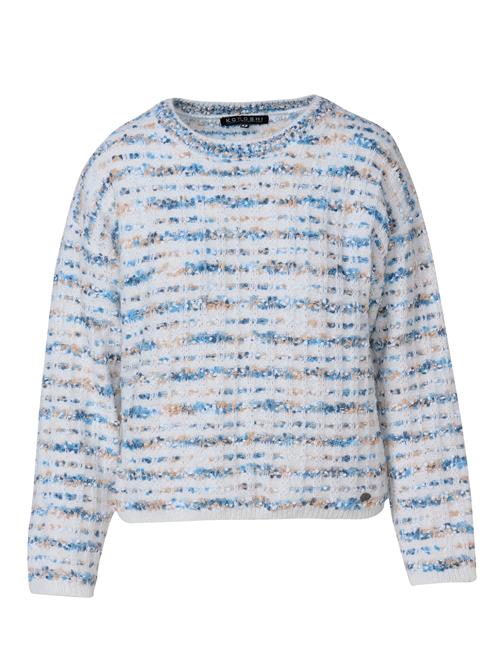 KOROSHI Pullover  beige / blå / hvid
