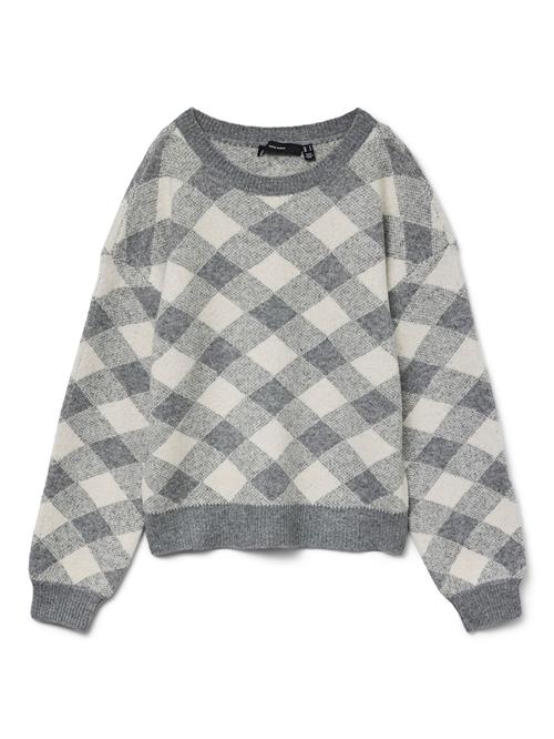 VERO MODA Pullover  grå / grøn-meleret / naturhvid