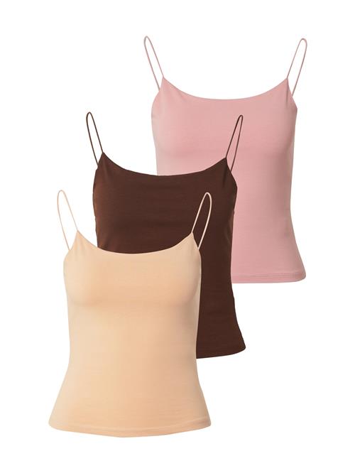 studioselect Overdel 'Lena'  creme / mørkebrun / lyserød