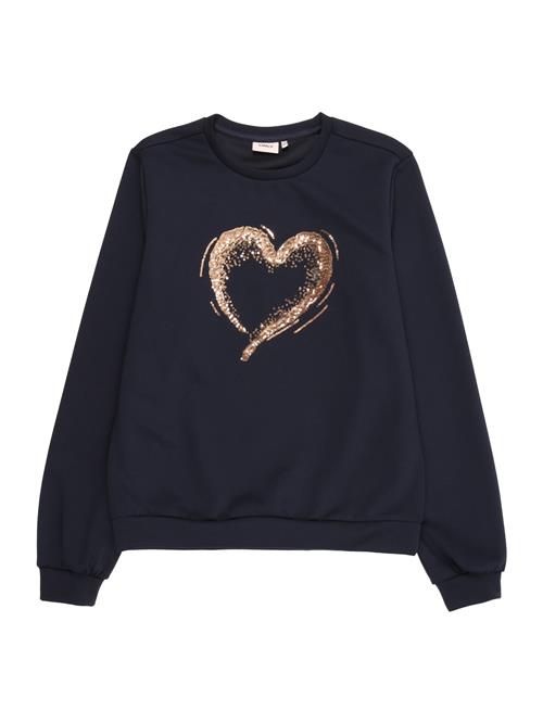 ONLY GIRLS Sweatshirt  natblå / guld