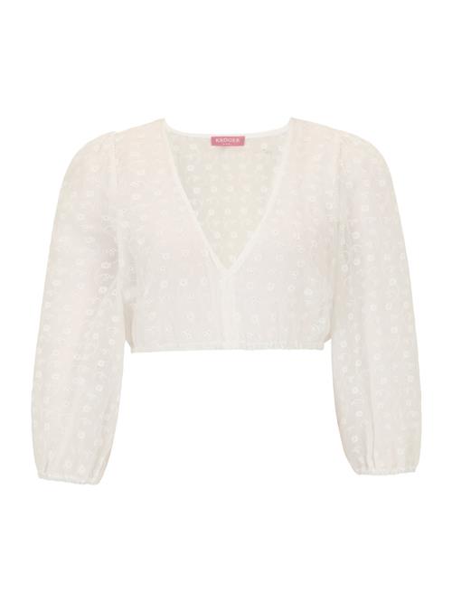 Krüger Madl Dirdnl-bluse 'Signe'  lysebeige