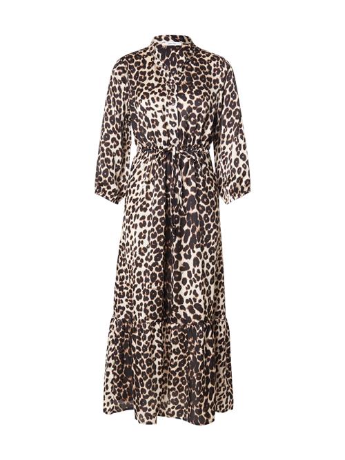 ABOUT YOU Blusekjole 'Joelina'  beige / brun / sort