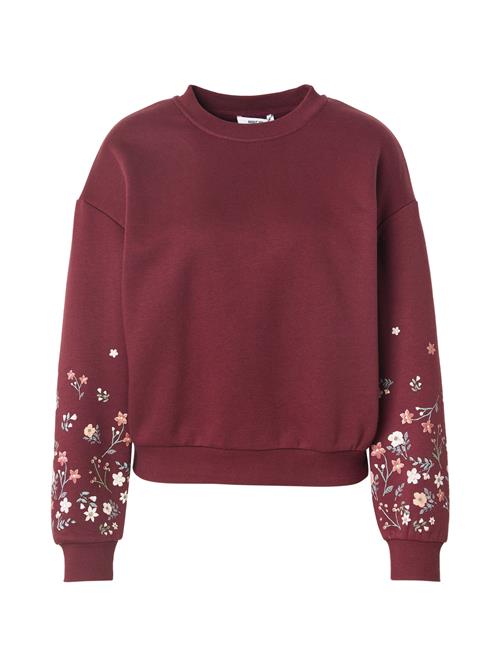 ABOUT YOU Sweatshirt 'Gitta'  himmelblå / koral / bordeaux / hvid