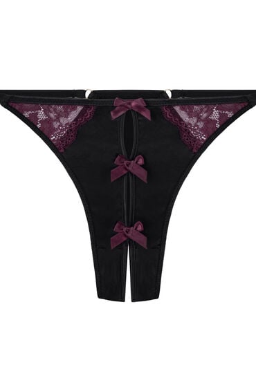 Hunkemöller Ambra g-streng med høj benudskæring sort
