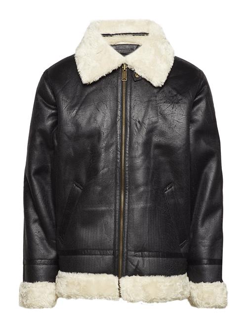 Se B-3 Faux Leather Alpha Industries Black ved Booztlet