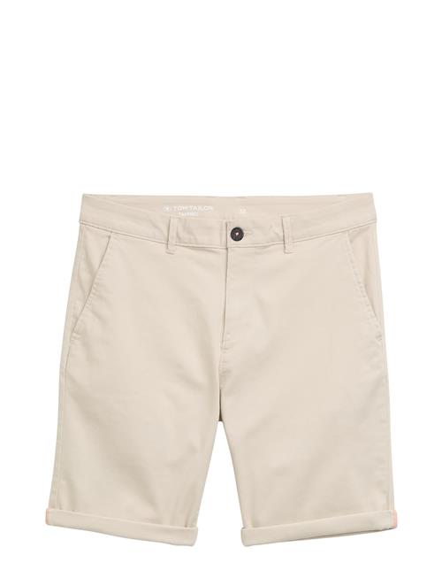 Se Slim Chino Shorts Tom Tailor Cream ved Booztlet