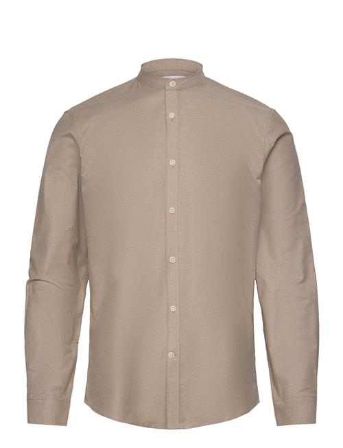 Yarn Dyed Oxford Superflex Shirt Lindbergh Beige