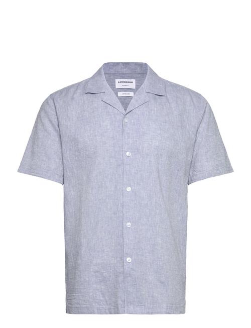 Casual Linen Blend Resort S/S Lindbergh Blue