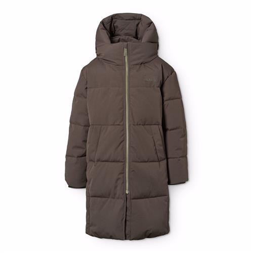 Molo Harper Lang Parkacoat Dark Cocoa  Dark Cocoa 116 cm  Brun  116 cm  kvinde
