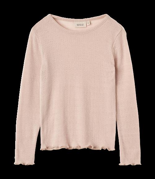 Wheat Alli Langærmet Uld-silke-T-shirt Pale Lilac  Pale Lilac 110 cm  Lyserød  110 cm  kvinde