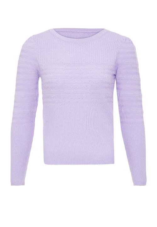 bling bling by leo Pullover  lavendel / sølv
