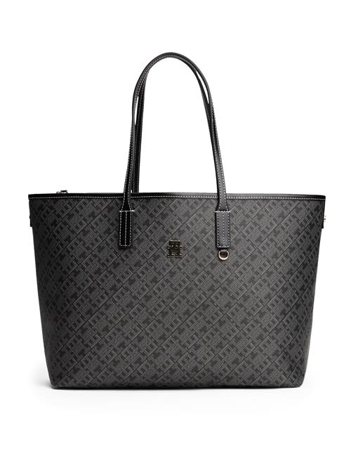 TOMMY HILFIGER Shopper  basalgrå / sort