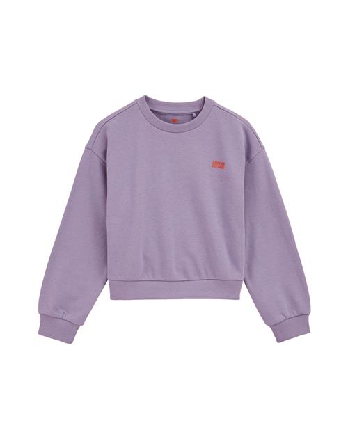 WE Fashion Sweatshirt  lilla / rød