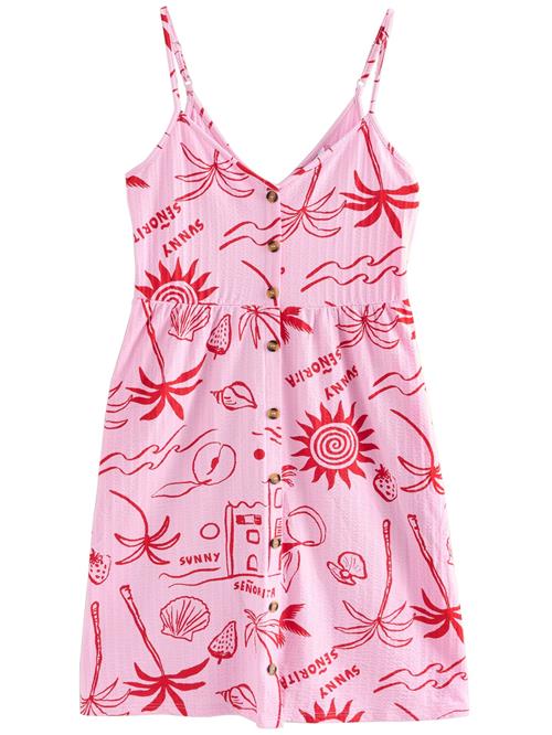 Next Kjole  pink / rød