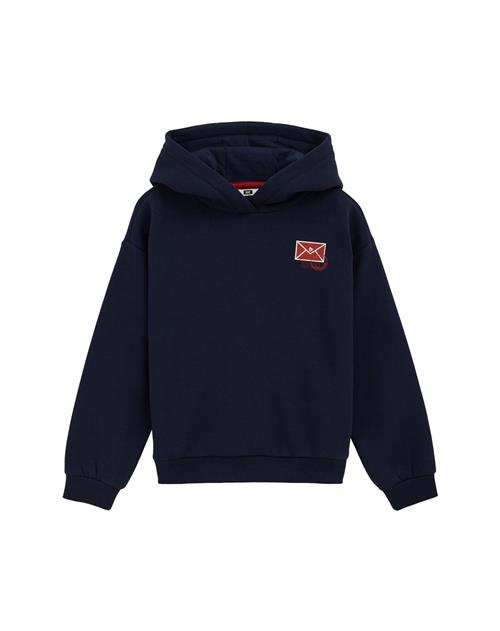 WE Fashion Sweatshirt  mørkeblå / lys pink / vinrød / hvid