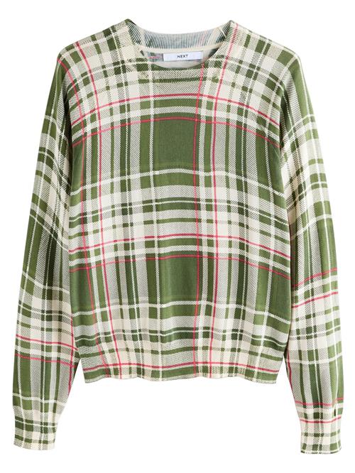 Next Pullover  grøn / pink / hvid