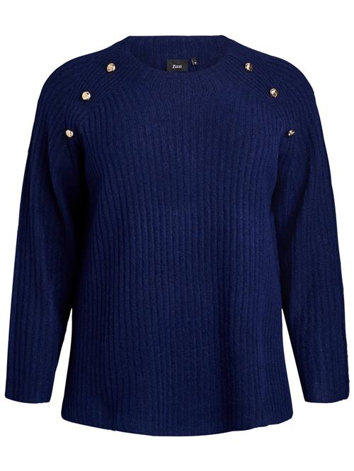 Zizzi Sweatshirt 'Cacomfy'  blå