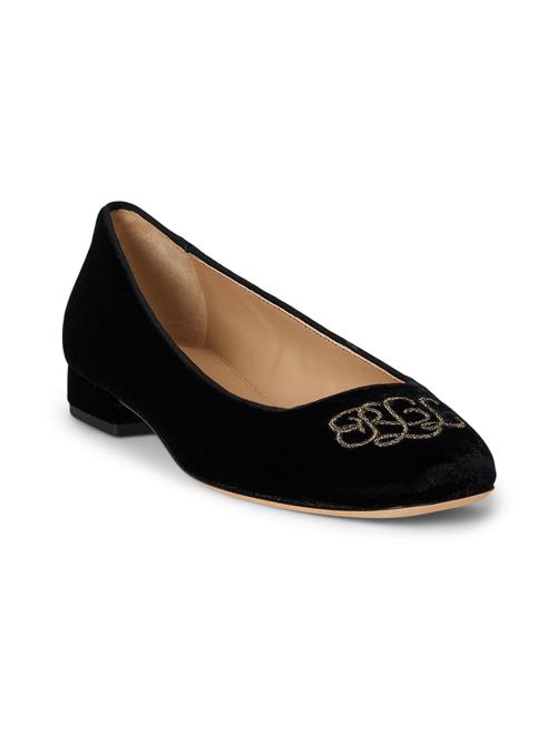 Lauren Ralph Lauren Ballerinasko 'Emellie'  guld / sort