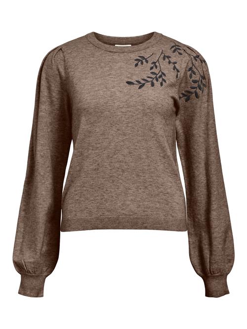 OBJECT Pullover 'OBJThess'  brun-meleret / sort