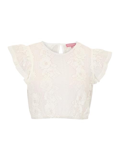 Krüger Madl Dirdnl-bluse 'Amilia'  lysebeige