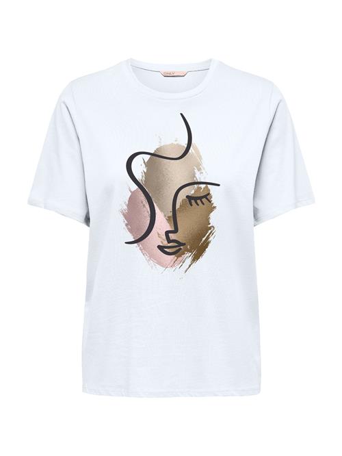 ONLY Shirts 'ONLKITA'  bronze / lysviolet / sort / hvid