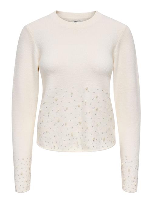 JDY Pullover 'JDYPearl'  hvid / perlehvid