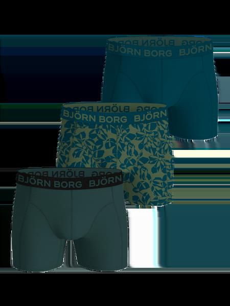 Björn Borg Cotton Stretch Boxers 3-pack Grøn, 170