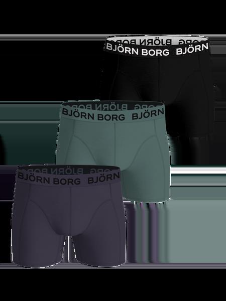 Björn Borg Bamboo Cotton Blend Boxers 3-pack Sort, XXL