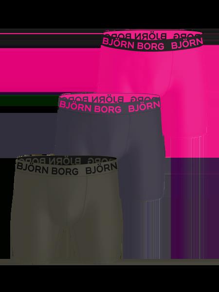 Björn Borg Sports Microfiber Boxers 3-pack Grøn, XL