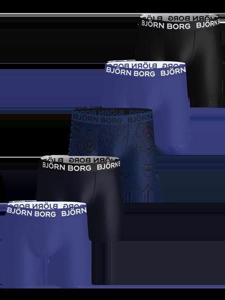 Björn Borg Sports Microfiber Boxers 5-pack Sort, XL