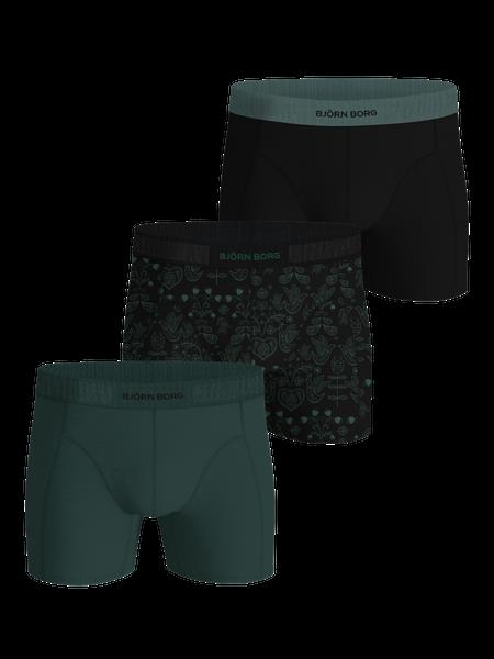 Björn Borg Organic Cotton Stretch Boxers 3-pack Sort, L