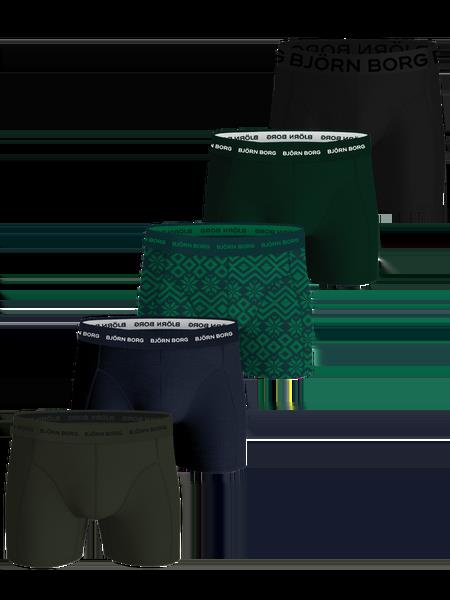 Björn Borg Cotton Stretch Boxers 5-pack Sort, M