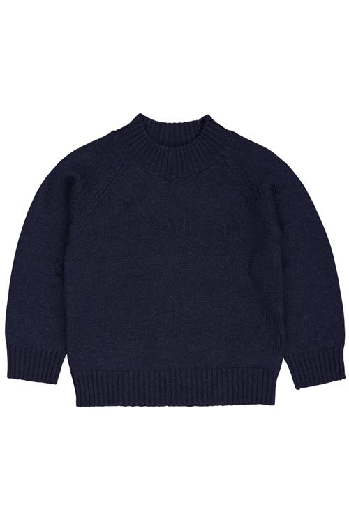 Copenhagen Colors Pullover Med Rullekrave Navy  Navy 104 cm  Marineblå  104 cm  unisex