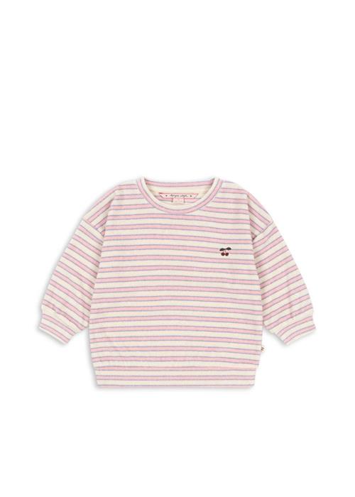 Konges Sløjd Itty Sweatshirt Lolly Stripe  Lolly Stripe 3 Y  Lyserød  3 år  kvinde