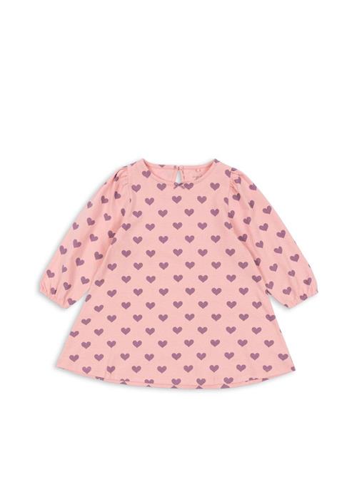 Konges Sløjd GOTS Drey Kjole Hortensia Coeur  Hortensia Coeur 12 months  Lyserød  12 måneder  kvinde
