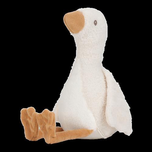 Little Dutch Nusseklud Gås 25Cm Grs White  White-One Size  Hvid  One Size  unisex