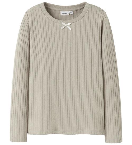 Name it Bluse - Rib - Polyester/Viskose - NkfOlene - Island Foss