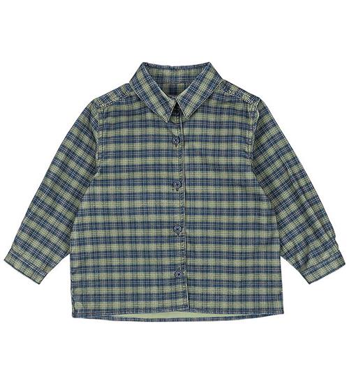 Konges Sløjd Skjorte - Fløjl - Cara - Laurel Blue Check